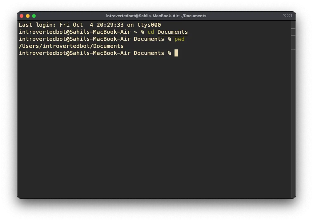 terminal-documents-pwd
