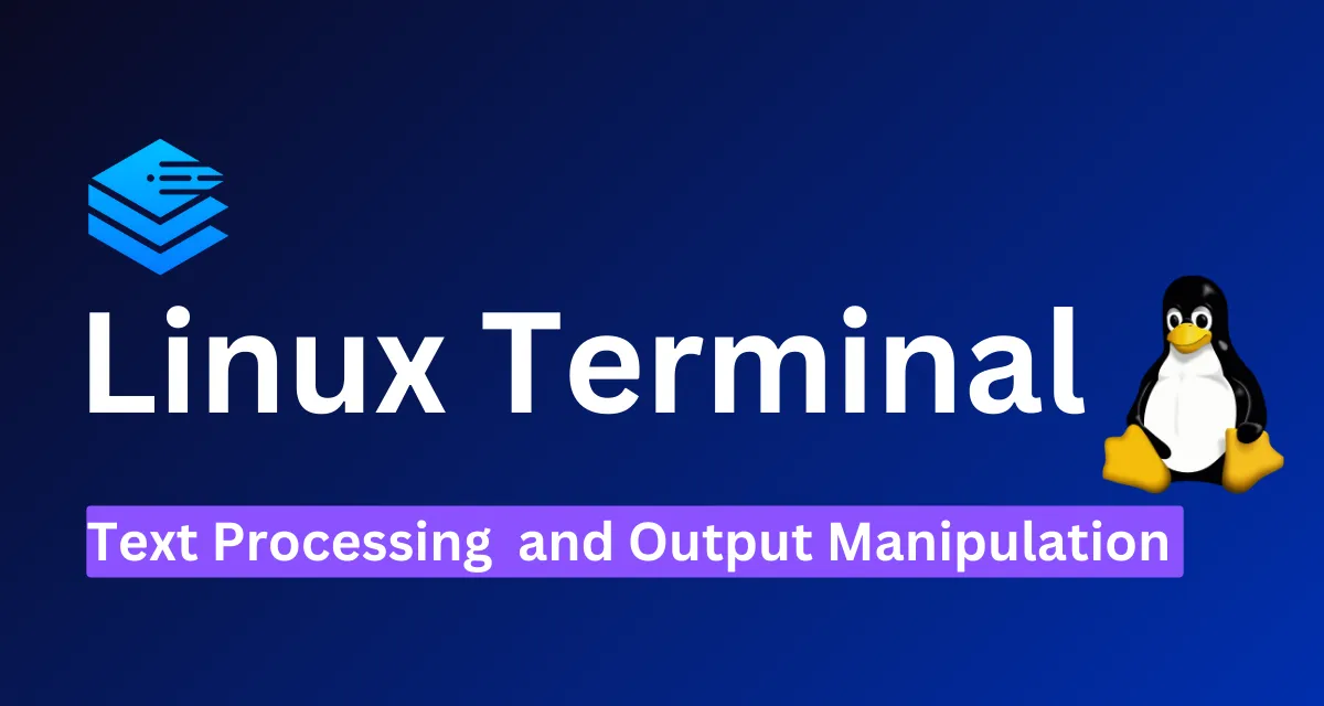 Text Processing in Linux Terminal